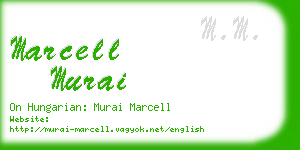 marcell murai business card